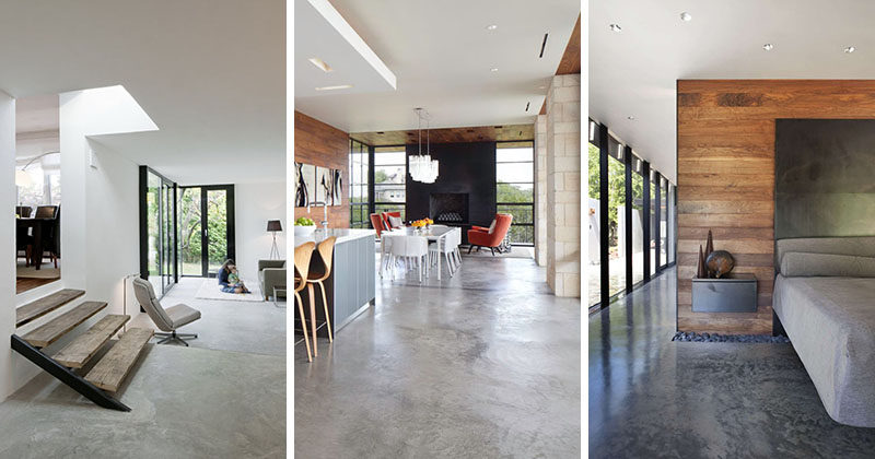 23 Pictures That Show How Concrete Floors Have been Used Throughout Homes