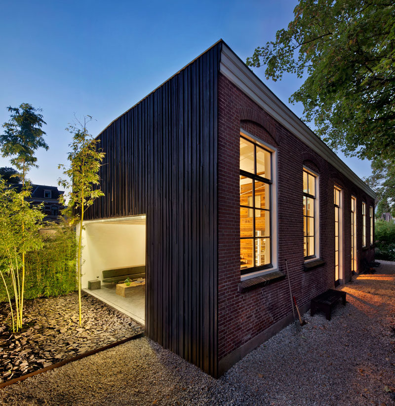 This late nineteenth century coach house was transformed into a unique home and workspace.