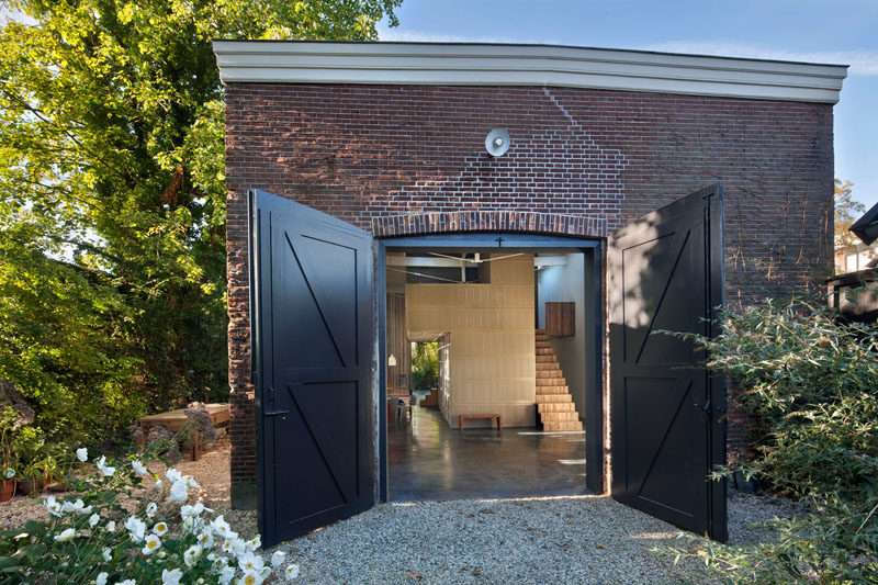 This late nineteenth century coach house was transformed into a unique home and workspace.