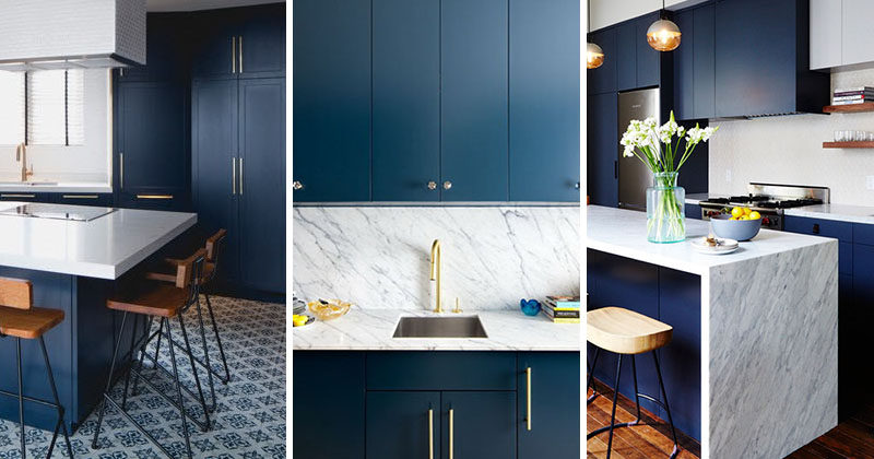 Kitchen Design Ideas - Deep Blue Kitchens