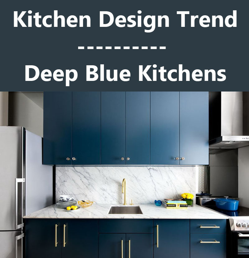 Kitchen Design Ideas - Deep Blue Kitchens (9 photos of different examples)