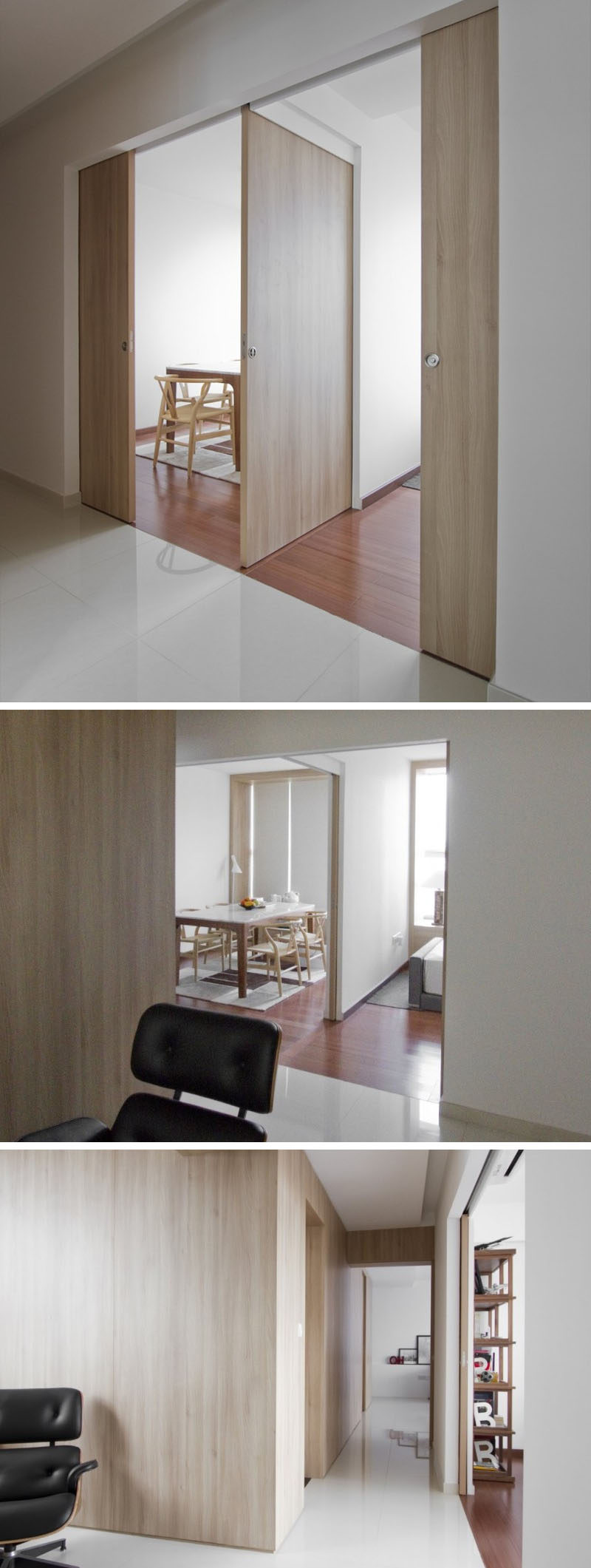 Interior Design Ideas - 5 Alternative Door Designs For Your Doorways // Pocket Doors