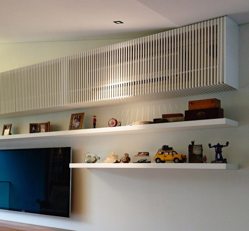 Interior Design Ideas - Hide The Air-Conditioning Unit Inside A Cabinet