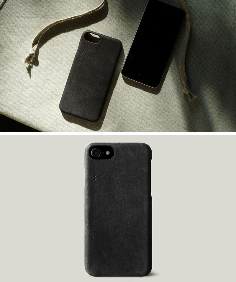 mens_gifts_191016_32The Ultimate Gift Guide For The Modern Man (40+ Ideas!) // A Sleek Black Leather Phone Case