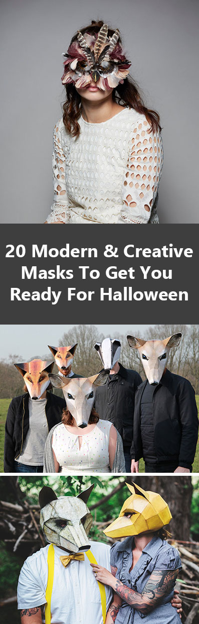 20 Modern & Creative Masks To Get You Ready For Halloween