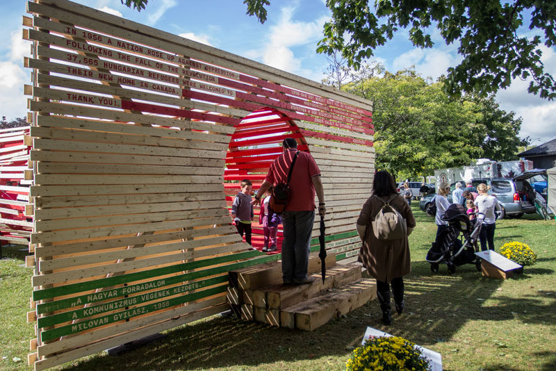 Hungarian Architects Have Created A Sculptural Memorial To Honor Hungarian Refugees And Thank Canadians