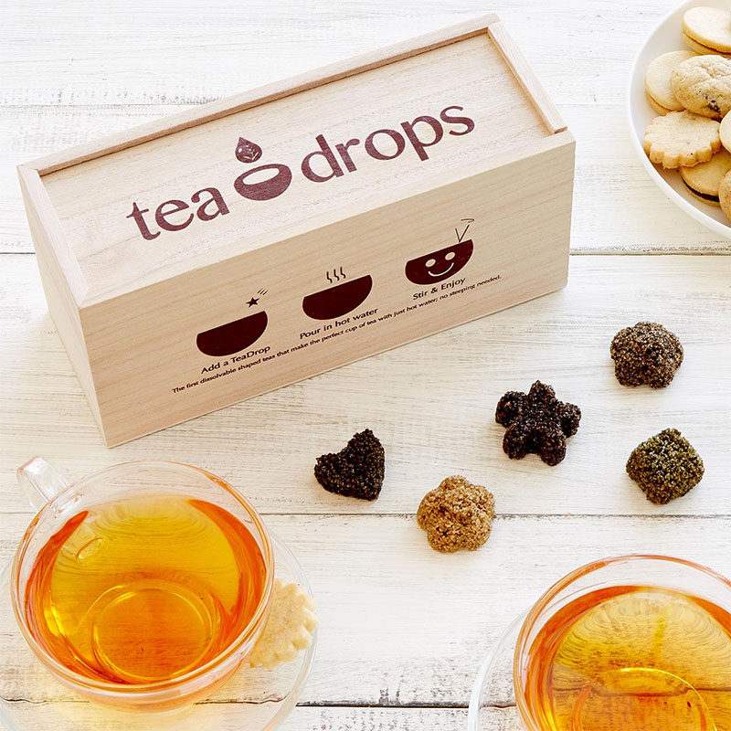 Gift Ideas For Tea Drinkers // These cutely shaped tea drops simple dissolve once you put them in hot water.