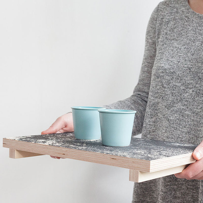 Gift Ideas For Tea Drinkers // Enjoy your cup of tea from the comfort of your bed, your floor, your living room, or anywhere really, with this tea tray.