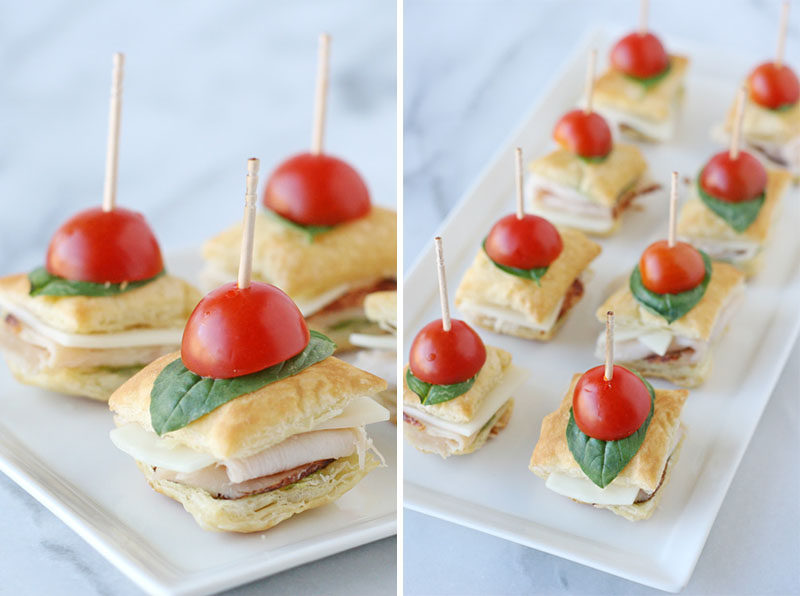 At a modern afternoon tea, snacks that require forks and knives are out and finger food is in. Tiny sandwiches are much easier to eat and pair perfectly with afternoon tea.