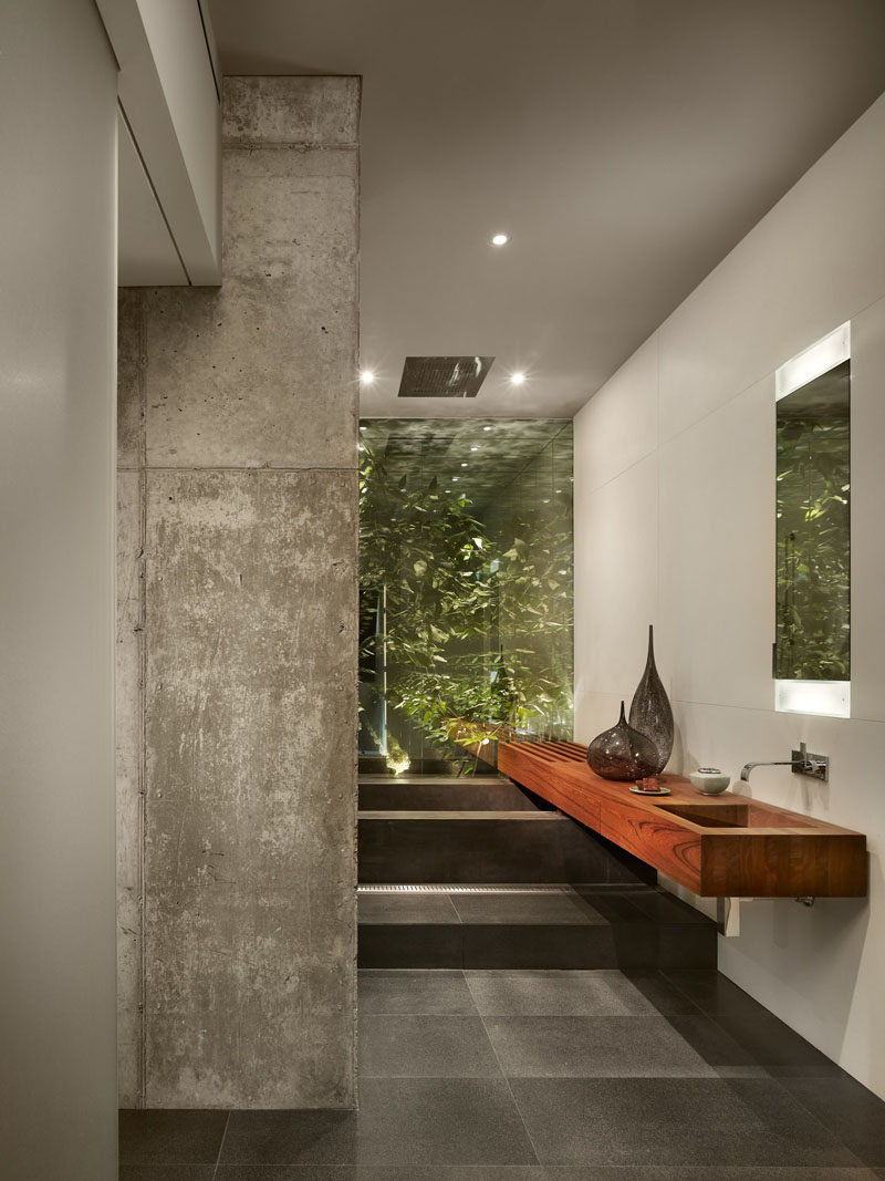 Bathroom Design Idea - Install Wood Sinks For A Natural Touch