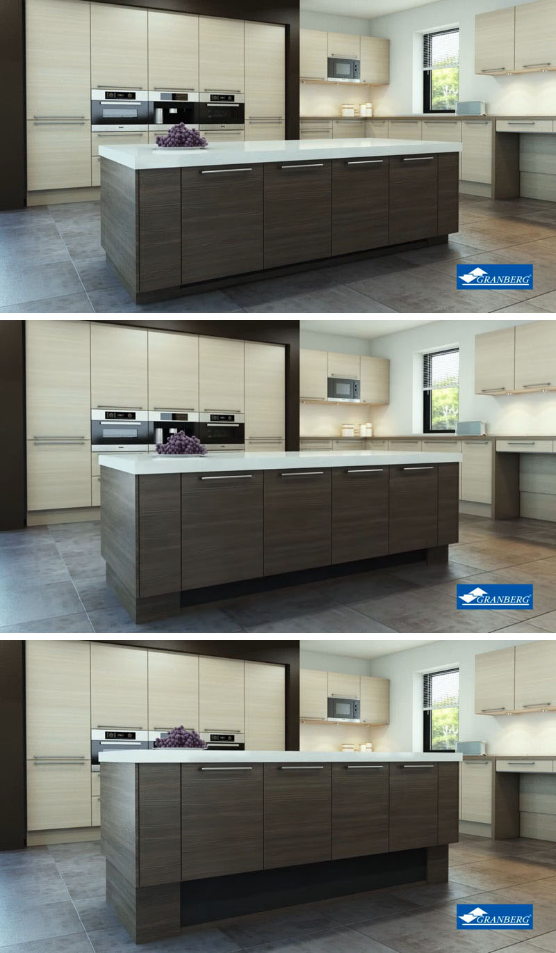 Kitchen Design Idea Adjustable Height Kitchen Island