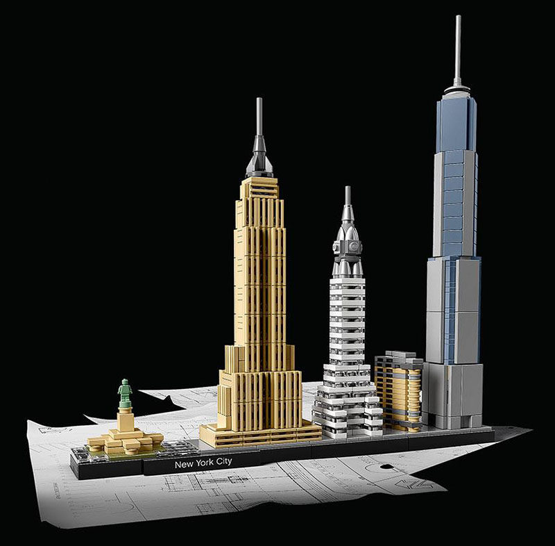 Lego architecture sets let crafty hands build their favorite buildings and structures from the ground up. #GiftIdeas #Architect #InteriorDesigner #ModernGiftIdeas