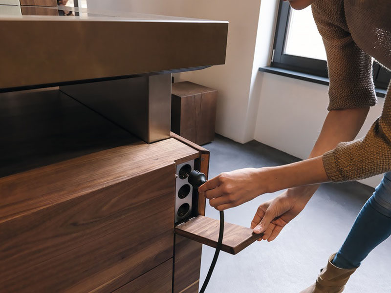 kitchen design idea  hide your electrical outlets