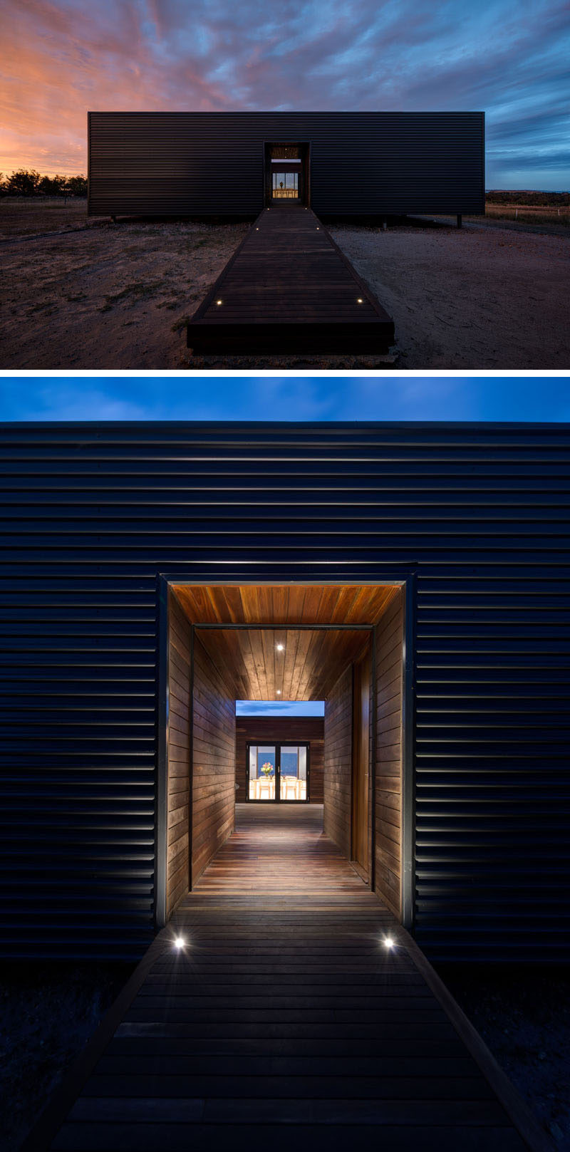 Architecture practice Lai Cheong Brown, have designed a farm house on an island off the coast of Australia, that's wrapped around a central courtyard.