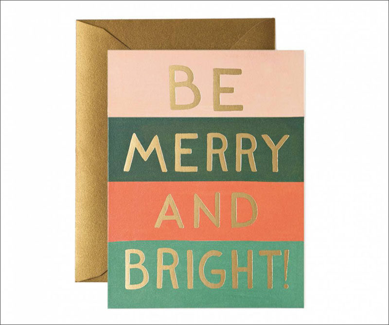 14 Modern Christmas Cards To Keep Your Holidays Classy