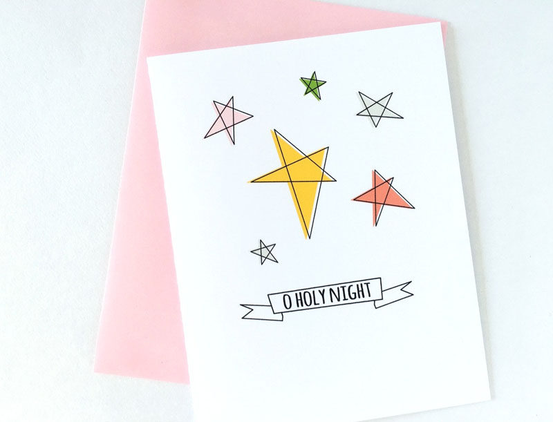 14 Modern Christmas Cards To Keep Your Holidays Classy