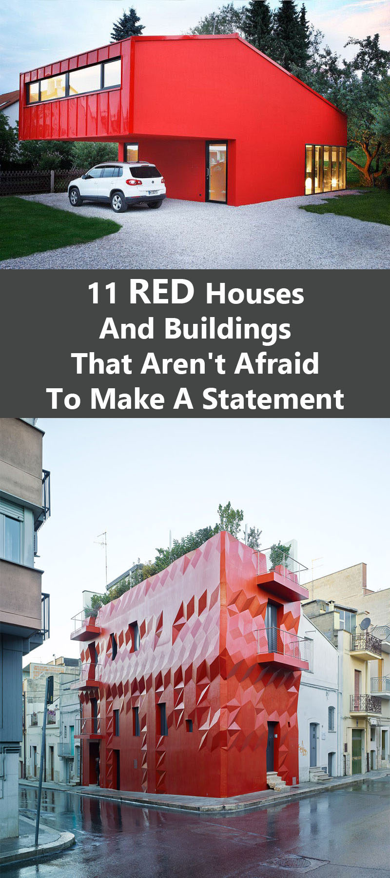 11 Red Houses And Buildings That Aren't Afraid To Make A Statement
