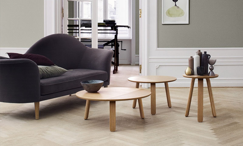 Furniture Ideas - Round Coffee Tables Made From Wood