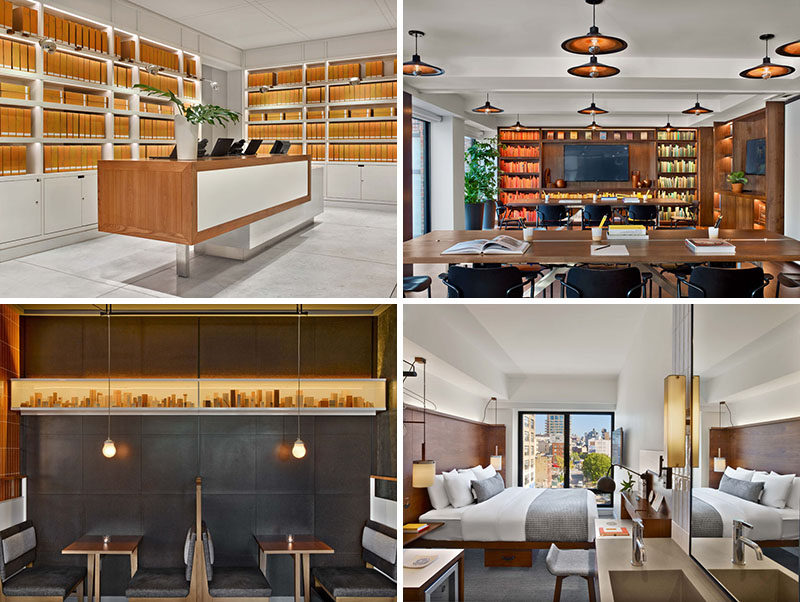 Design firm AvroKO, have completed the design of the Arlo Hudson Square, a hotel in New York City. The design of the hotel includes lots of common areas like a music room and living room, a rooftop bar, and hotel rooms that have great city views.