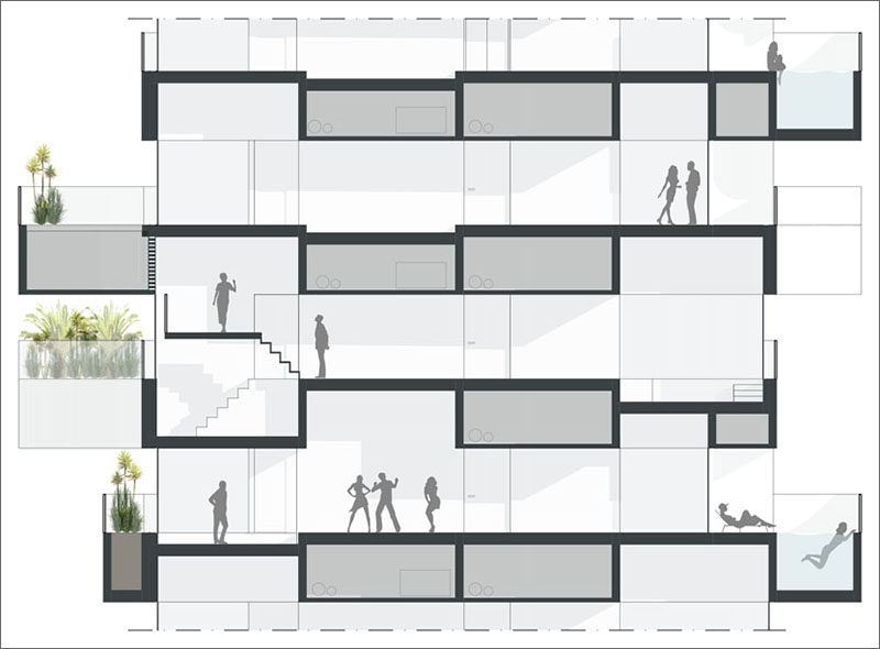 Orange Architects have recently won a competition for the design of a residential tower with their entry Terra Project, a building that will sit opposite the beach in Limassol, Cyprus. 