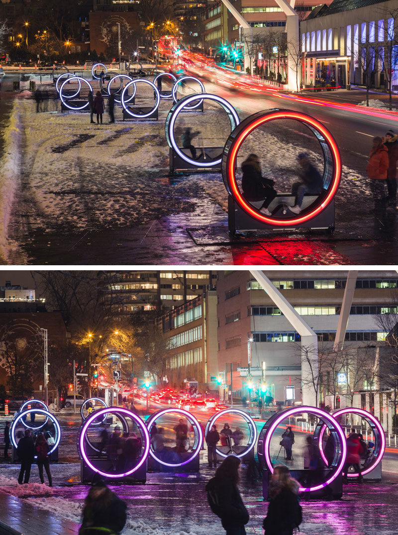 13 Giant Interactive Loops That Play Fairy Tales Have Been Installed In Montreal