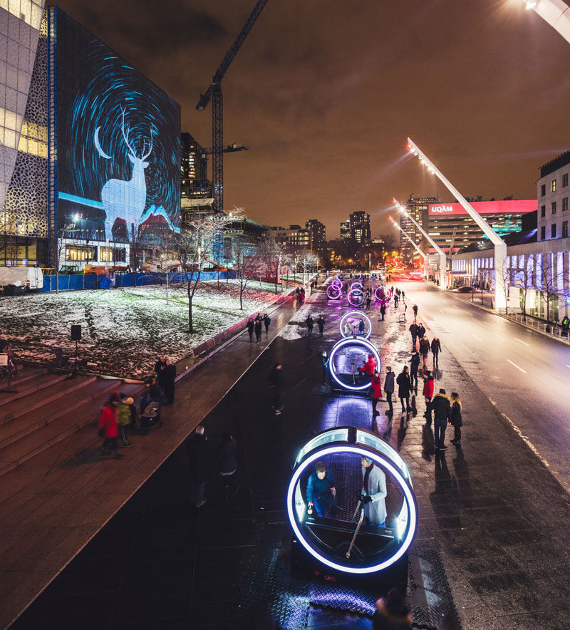 13 Giant Interactive Loops That Play Fairy Tales Have Been Installed In Montreal