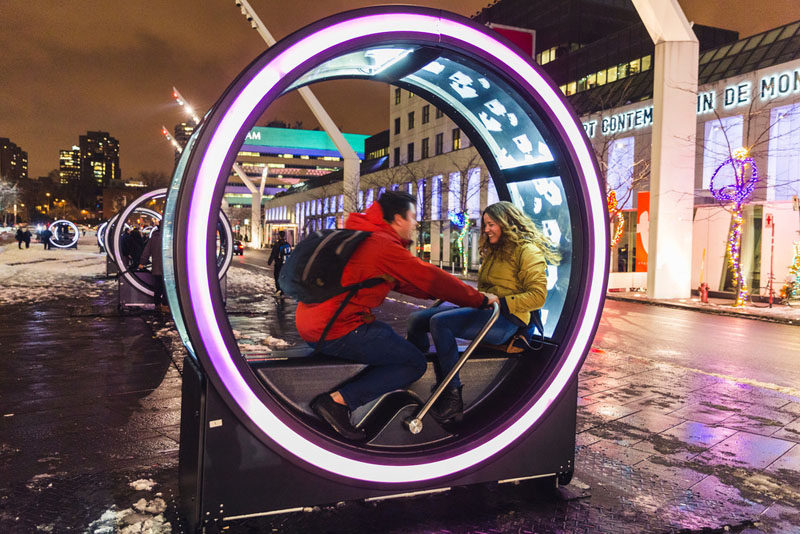 13 Giant Interactive Loops That Play Fairy Tales Have Been Installed In Montreal