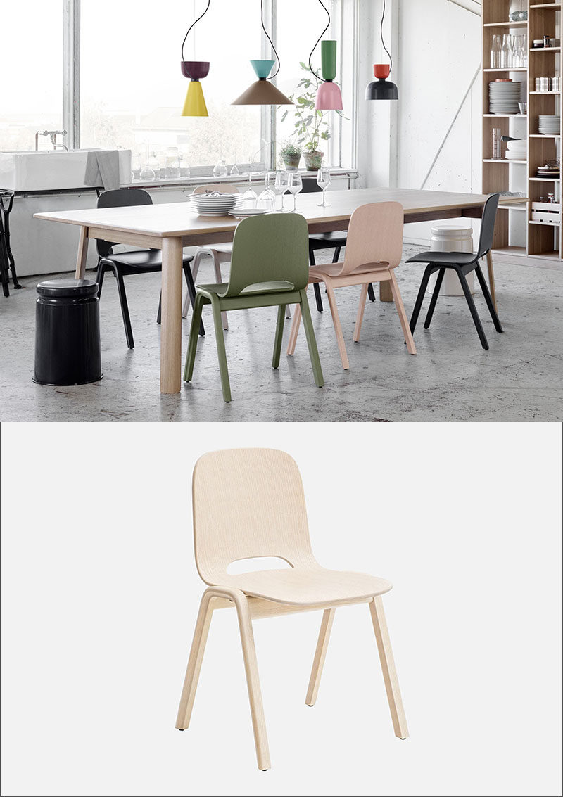 Furniture Ideas - 14 Modern Wood Chairs For Your Dining Room