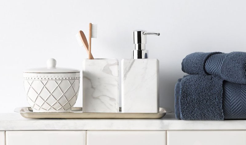 White Kitchen Soap Tray Design Ideas