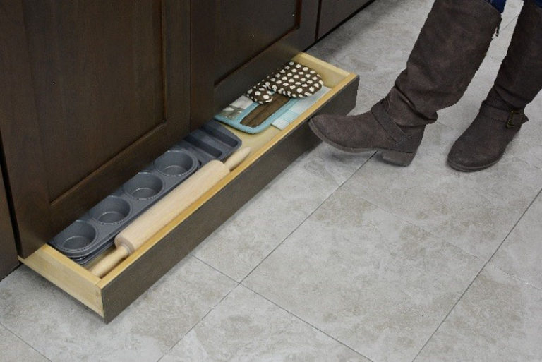 Kitchen Design Idea Include Toe Kick Drawers In Your For