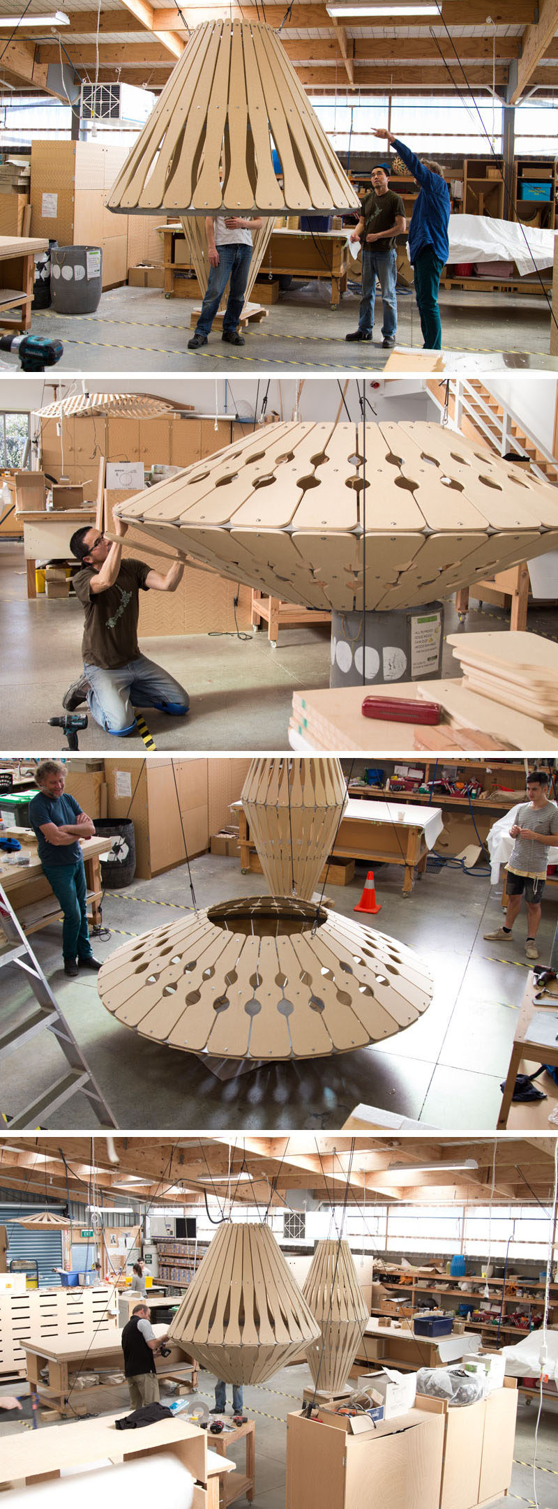 New Zealand based designer David Trubridge and Redwoods Treewalk Rotorua have worked together to create Redwoods Nightlights - New Zealand’s first design-led tourism experience that features a suspended tree walk surrounded by 30 of Trubridge's custom made light fixtures.