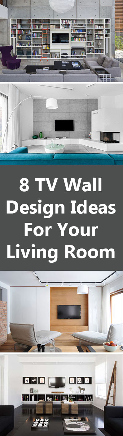8 TV Wall Design Ideas For Your Living Room