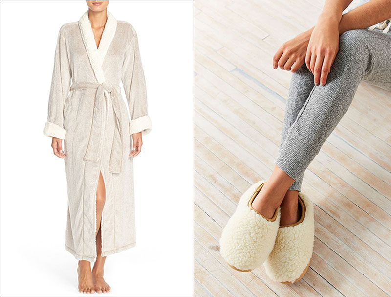 7 Things You Need To Create The Perfect Spa at Home // Lush towels, a cozy robe, and soft slippers are staples in a spa so make sure your spa at home has the same luxurious things awaiting you when you step out of the bath.