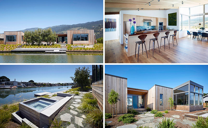 This Modern House In California Was Designed With A Hot-Tub Next To A Lagoon