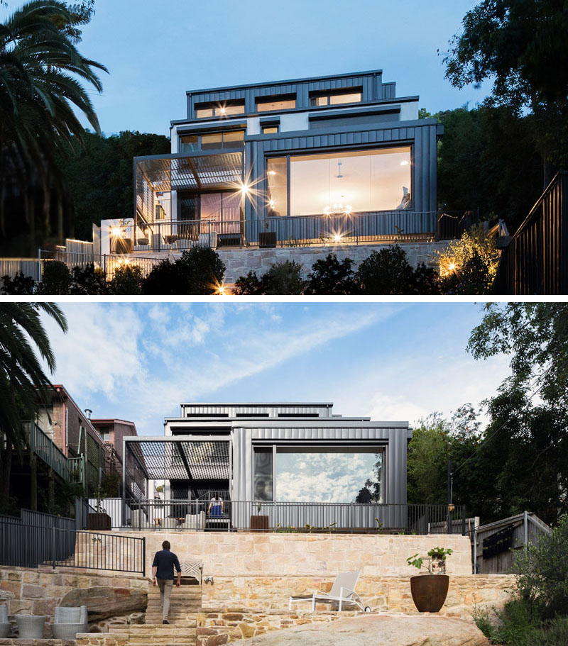 Multiple Terrace Levels This Multi-Level House In Sydney Is Located On A Steep Site With A 49 ...