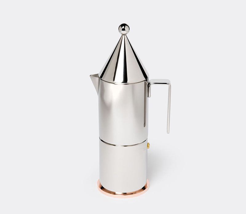 17 Modern Coffee Makers That You'll Want To Show Off // The design of this moka pot coffee maker is simple and quirky at the same time.