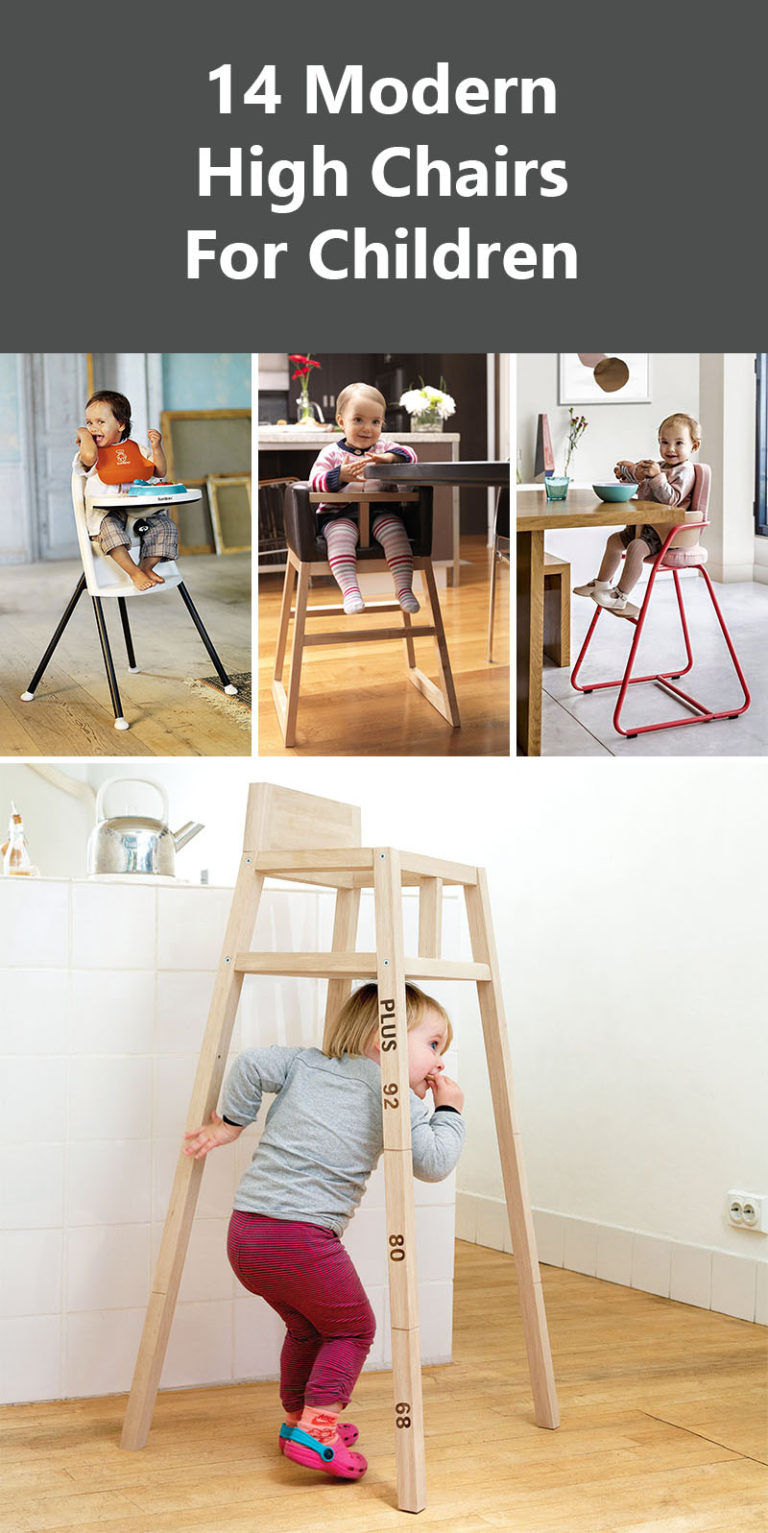 14 Modern High Chairs For Children