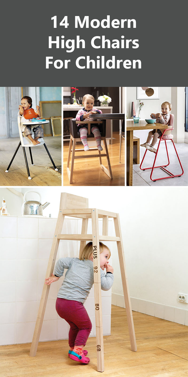 14 Modern High Chairs For Children