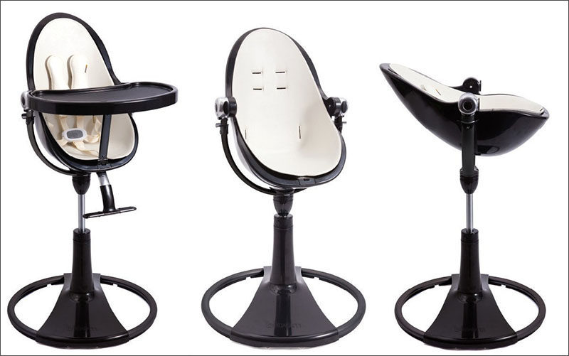 Modern baby high clearance chair