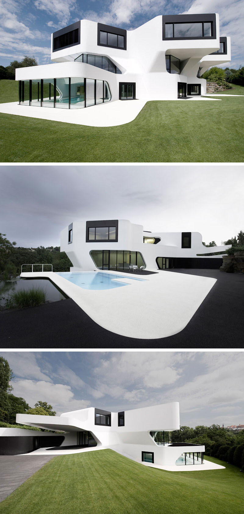 House Exterior Colors - 11 Modern White Houses From Around ...