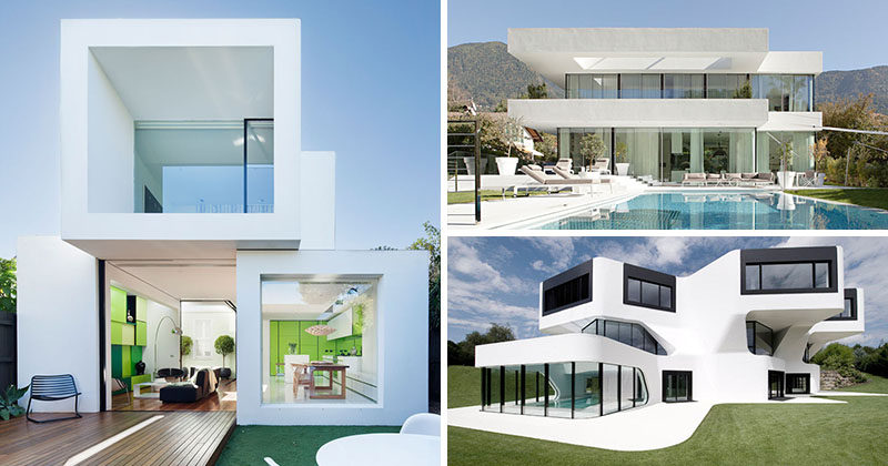 House Exterior Colors - 11 Modern White Houses From Around The World