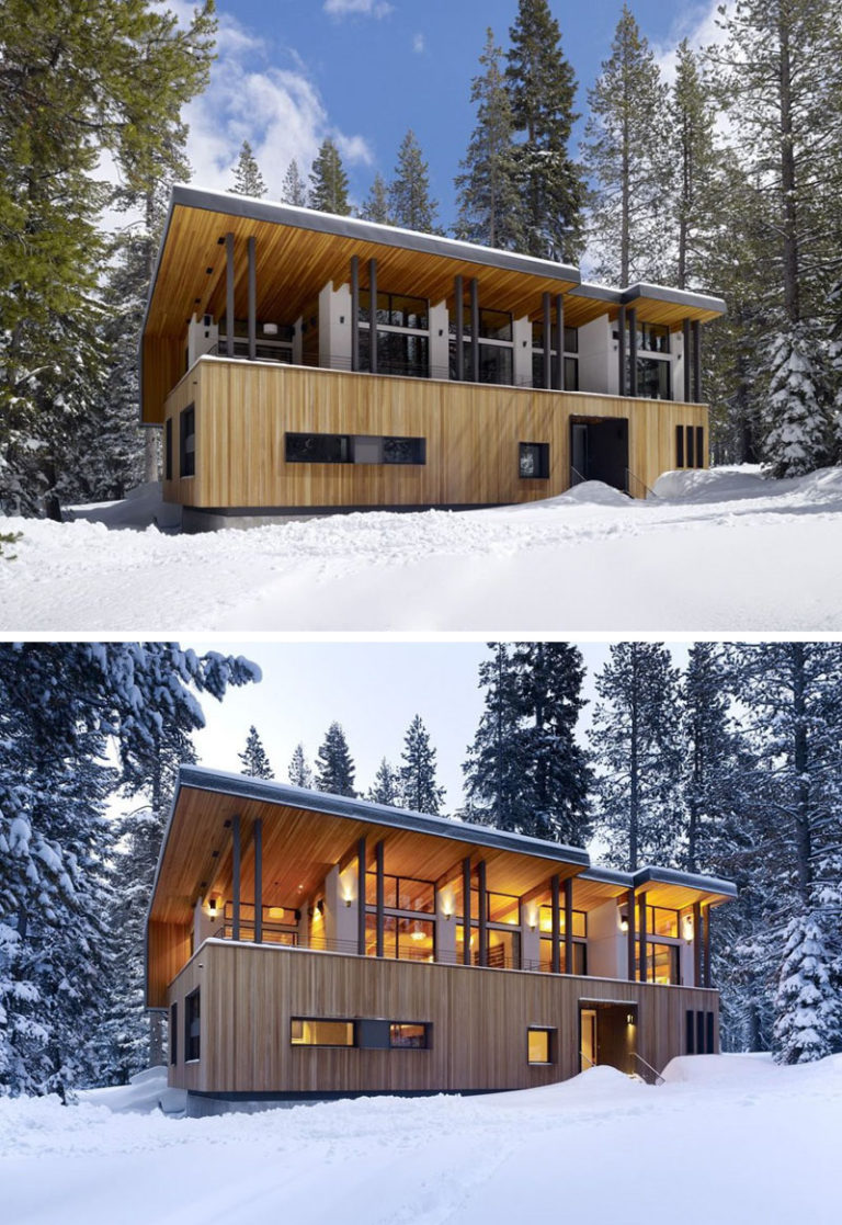 16 Examples Of Modern Houses With A Sloped Roof