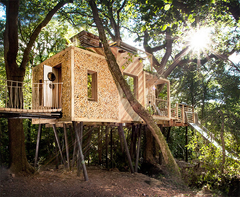 This amazing treehouse hotel was designed for adults on vacation