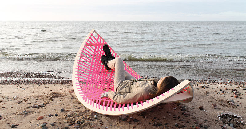 This Fun And Bright Outdoor Hammock Can Also Be A Soccer Goal