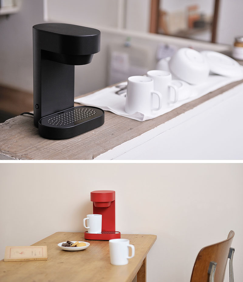 13 Modern Gift Ideas For Coffee Connoisseurs // For those who enjoy coffee on a smaller scale, this two cup coffee maker sits unobtrusively on the counter and lets you brew two cups of perfect coffee in minutes.