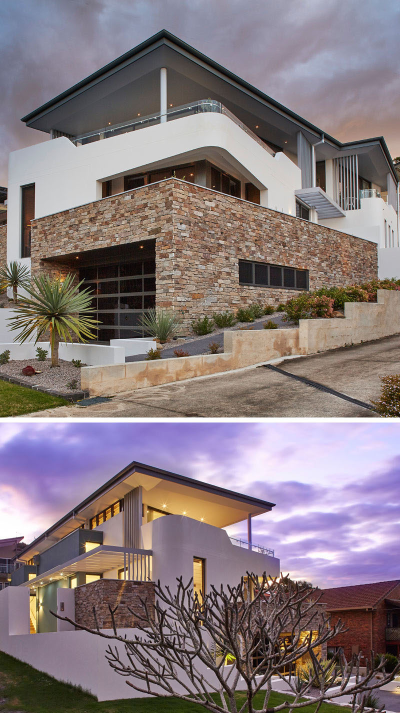 This house was designed so it can be either one large home or two separate units