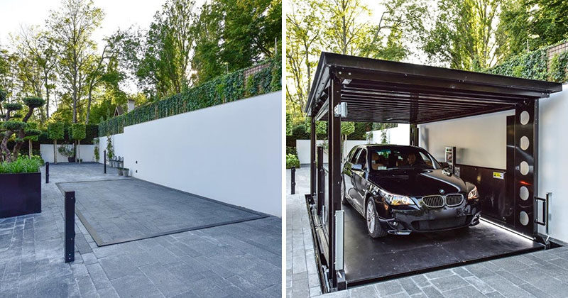 If you want to have a garage, but don't want to it seen, IdealPark Car Lifts have come up with personal underground invisible parking.