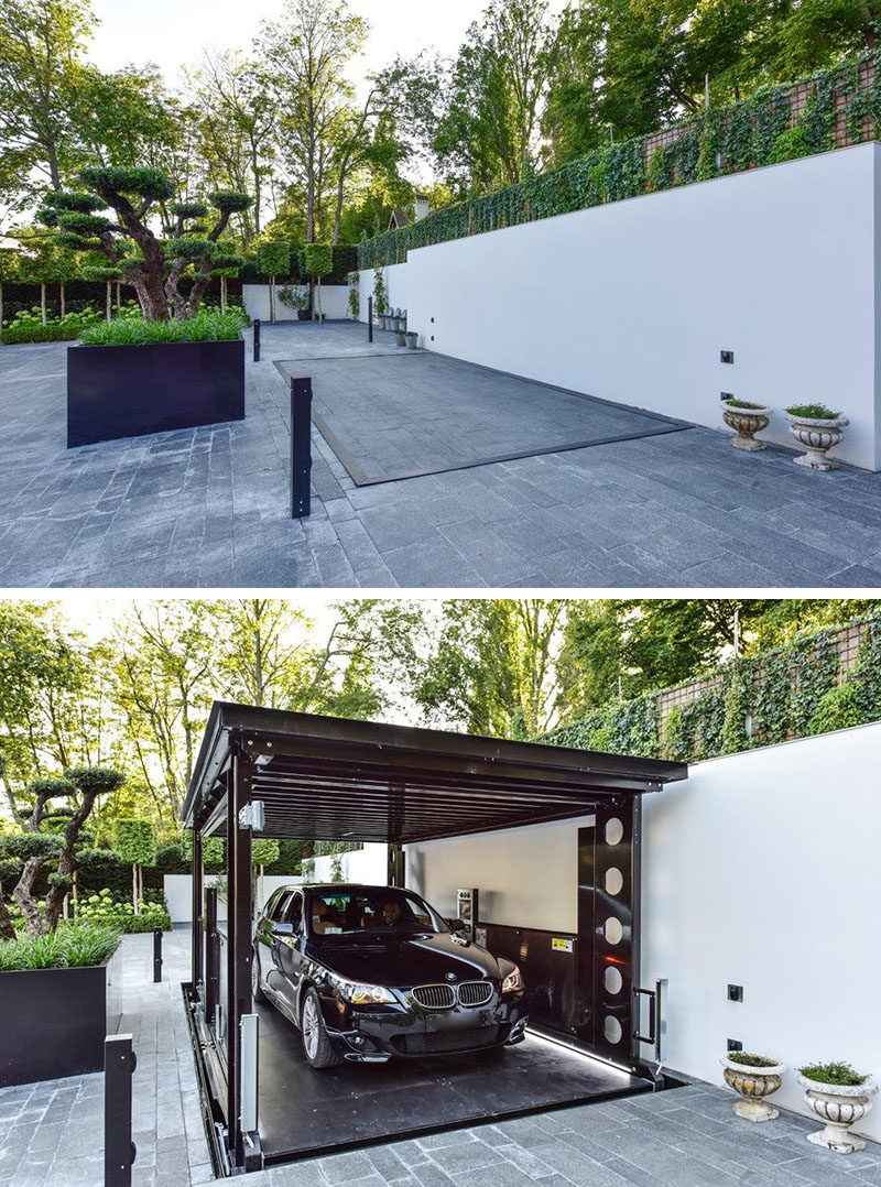 If you want to have a garage, but don't want to it seen, IdealPark Car Lifts have come up with personal underground invisible parking.