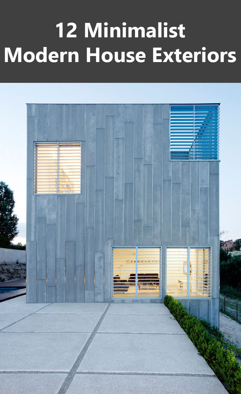 12 Minimalist Modern House Exteriors