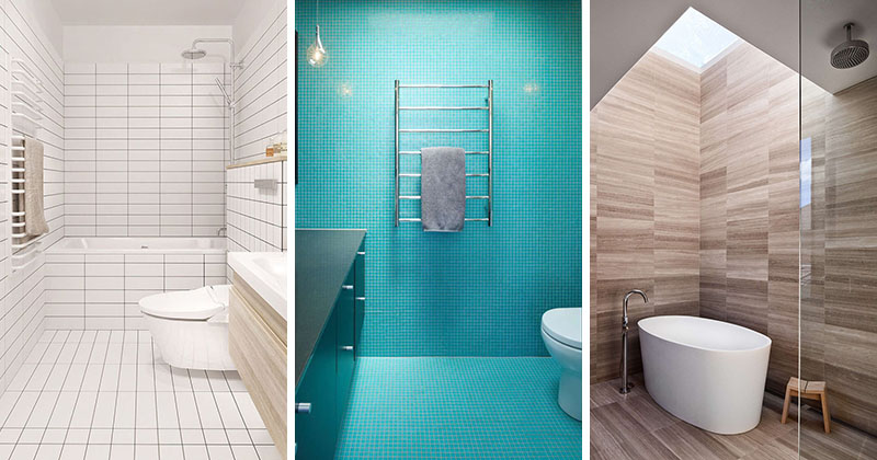 Bathroom Tile Idea Use The Same On Floors And Walls - How To Match Tiles In Bathroom Floor